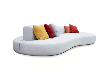 LAB #011 - Curved double-sided fabric sofa by Crearte Collections - view 3
